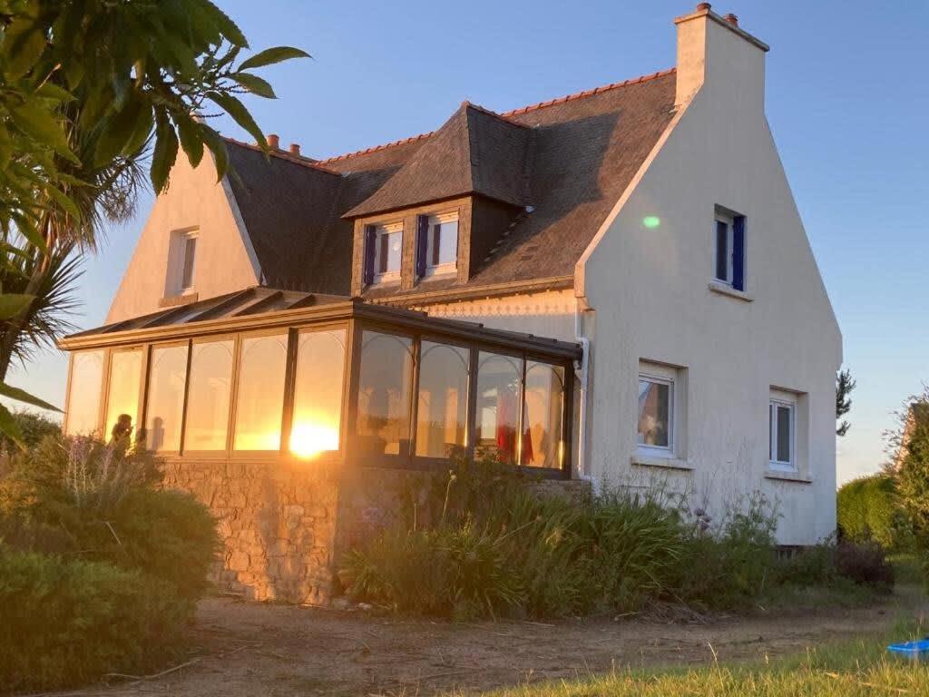Kermartin - Maison De Famille Avec Vue Sur La Baie De Morlaix Plouezoc'h Exterior foto