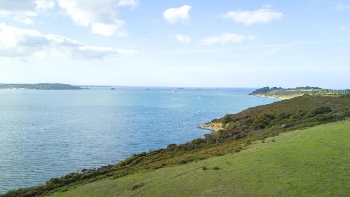 Kermartin - Maison De Famille Avec Vue Sur La Baie De Morlaix Plouezoc'h Exterior foto