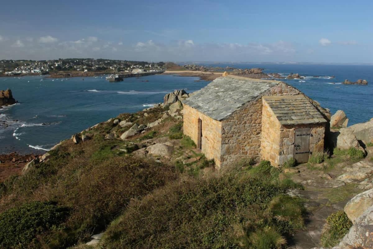 Kermartin - Maison De Famille Avec Vue Sur La Baie De Morlaix Plouezoc'h Exterior foto